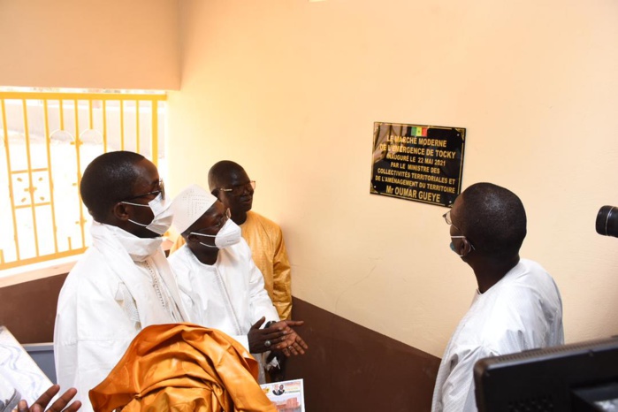 Tocky Gare: Le ministre Oumar Guèye inaugure la radio communautaire et le marché moderne Louma de l ‘Émergence  