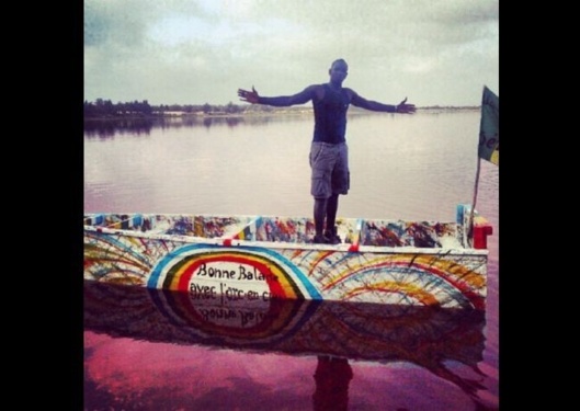 Mamadou Sakho en vacances au Sénégal