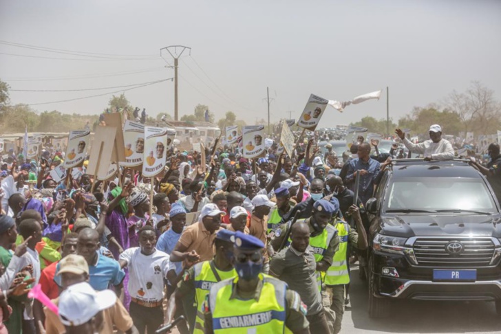 Photos: Accueil de Macky Sall à Malem-Hodar, Koungheul et Koumpentoum