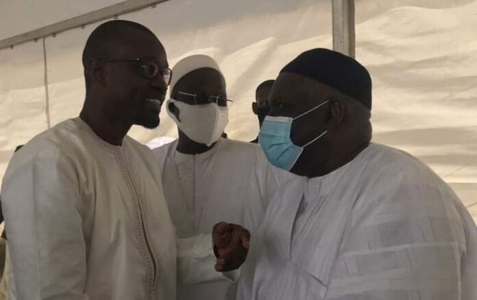 PHOTOS / Présentation de condoléances: Ousmane Sonko chez Khalifa Sall