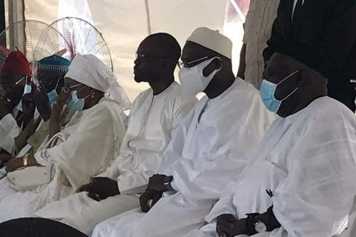 PHOTOS / Présentation de condoléances: Ousmane Sonko chez Khalifa Sall
