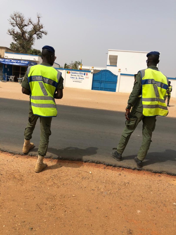 PHOTOS / Nianing: Un important dispositif sécuritaire déployé sur le terrain