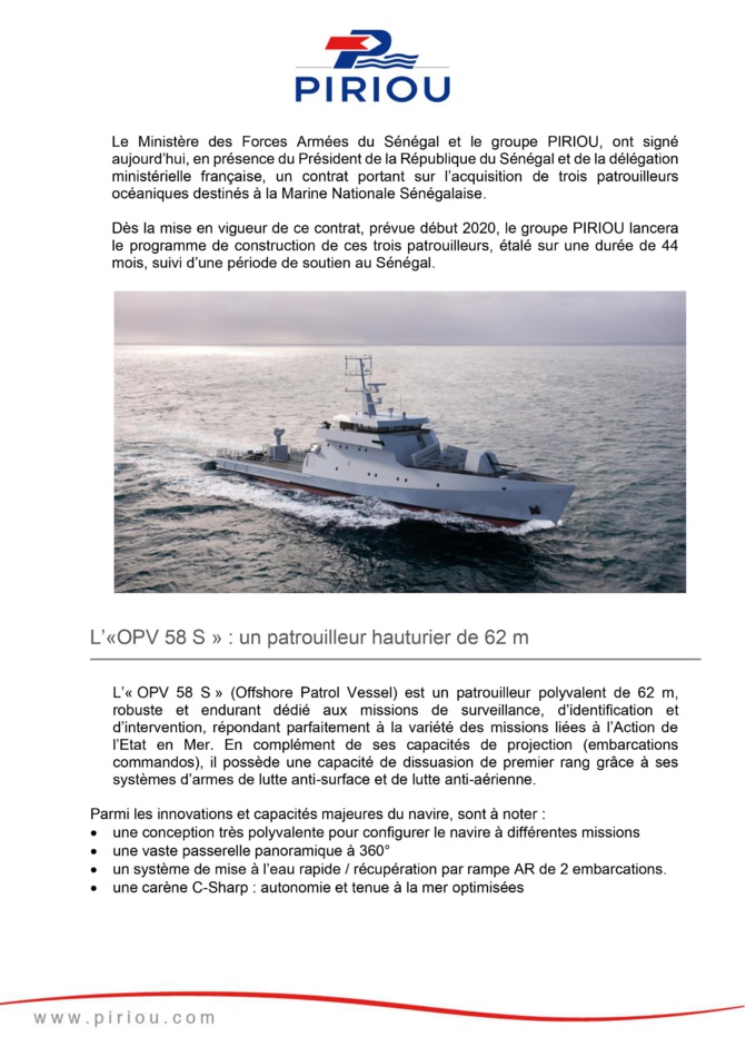 Fakenews : Le "Yacht"  de Macky Sall serait un patrouilleur de la Marine nationale, qui en possède quatre