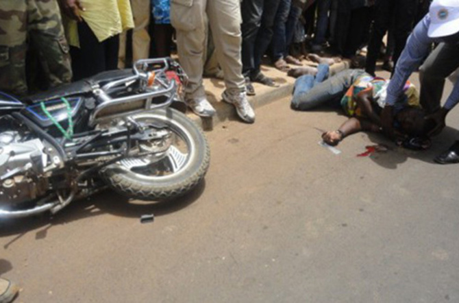 Gandiaye: Un conducteur de moto "Jakarta" mortellement fauché par un camion