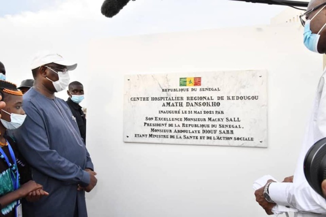 Hôpital Amath Dansokho: Le Président Macky Sall inaugure dans la sobrieté