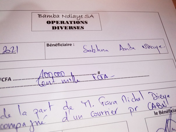 Fara Michel Dièye offre 100 000 F CFA au PDG du groupe Bamba Ndiaye S A. : Sa lettre ouverte au Président Macky Sall Fara Michel Dièye offre 100 000 F CFA au PDG du groupe Bamba Ndiaye S A. : Sa lettre ouverte au Président Macky Sall