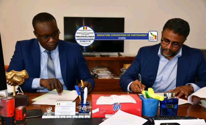 SIGNATURE DE CONVENTION DE PARTENARIAT: Pour un recrutement de 1000 jeunes SIGNATURE DE CONVENTION DE PARTENARIAT: Pour un recrutement de 1000 jeunes