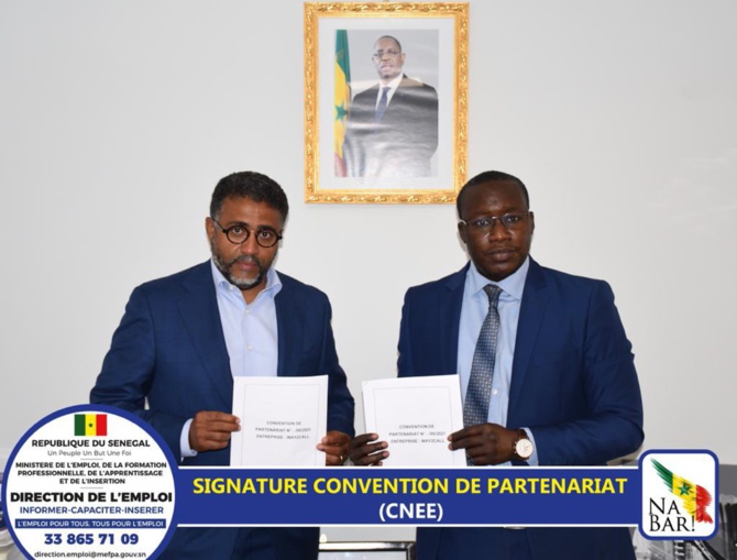 SIGNATURE DE CONVENTION DE PARTENARIAT: Pour un recrutement de 1000 jeunes SIGNATURE DE CONVENTION DE PARTENARIAT: Pour un recrutement de 1000 jeunes