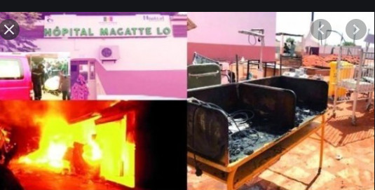 Incendie de l'hôpital Magatte Lô: Dr. Abdou Sarr, Dr. Fatou Sy et Khady Seck, sous contrôle judiciaire