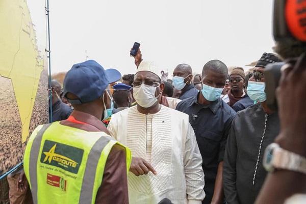 Réhabilitation de la RN2 Ndioum-Ourossogui - Bakel: Le Président Macky Sall a procédé au lancement des travaux