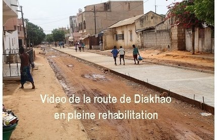 (Vidéo) Sous la tutelle de Thierno Alassane SALL, AGEROUTE rehabilite les routes de Thiès