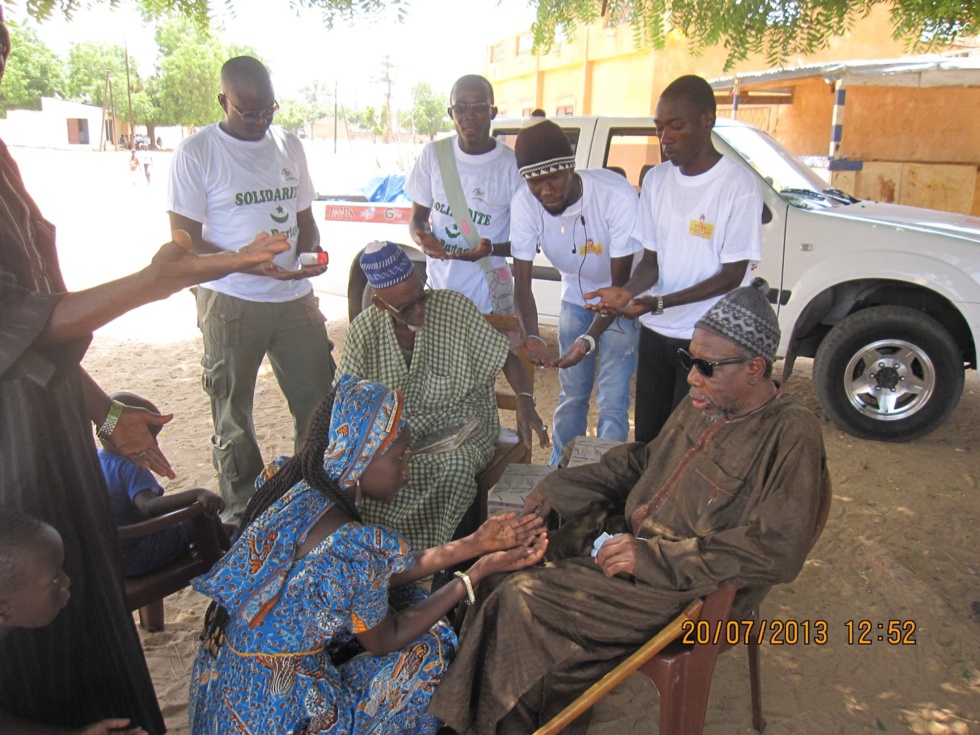 Khombole: L'animatrice Niatam Bâ aide les siens