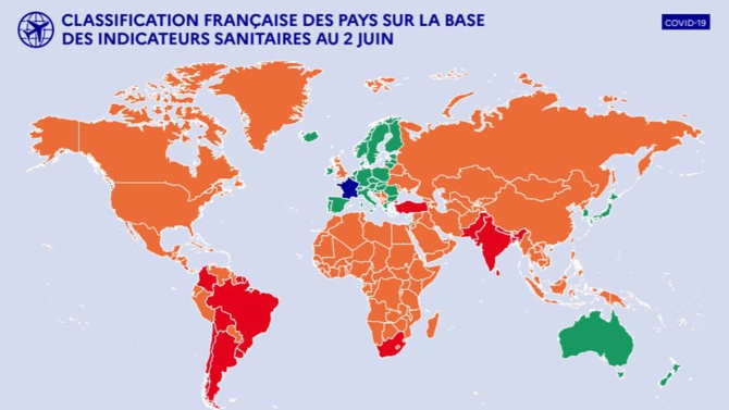 Info Covid / Ouverture des frontières: Le Sénégal, dans la zone "orange", ne présente pas de risques