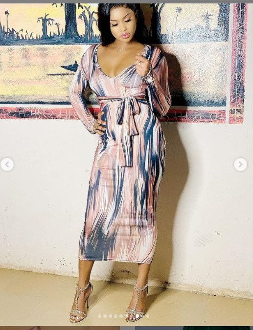 Dans une robe très sexy, Marichou joue la femme fatale (Photos)