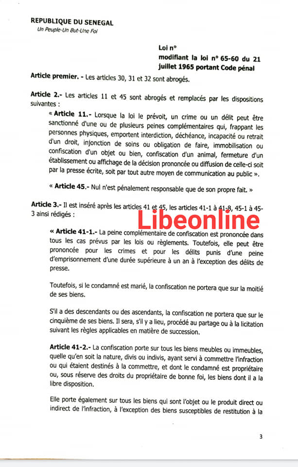 Alerte de Barthélémy Dias sur les deux projets de loi à voter demain, en procédure d’urgence