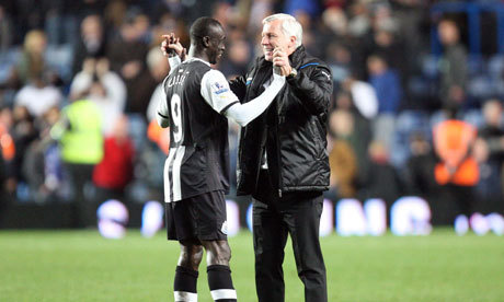 Newcastle : Alan Pardew content de retrouver Papis Cissé