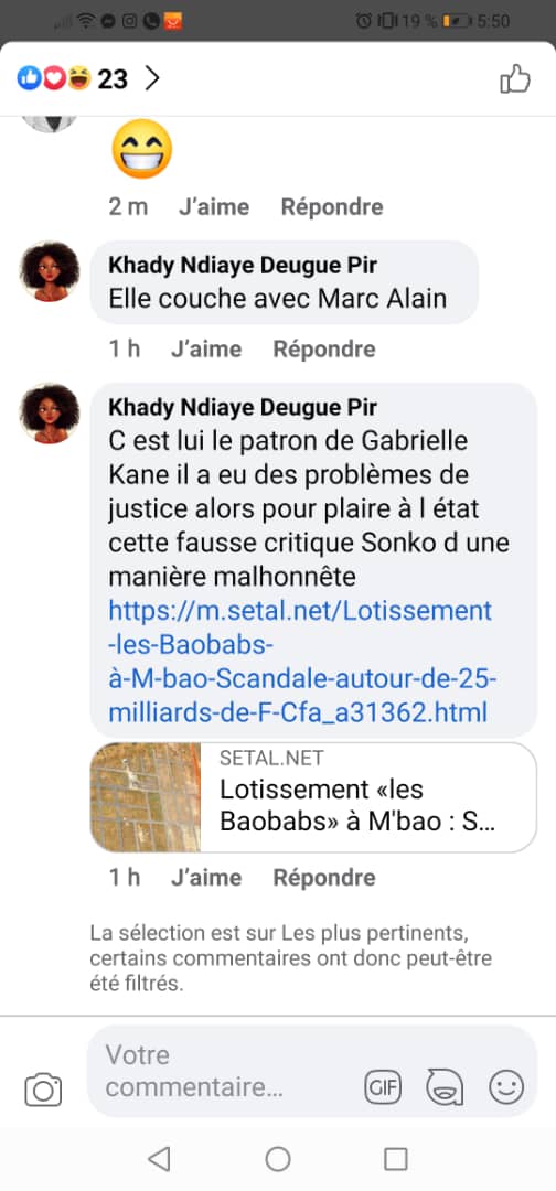 Lynchage de Gabrielle Kane sur les réseaux sociaux, après sa récente sortie (Photos)