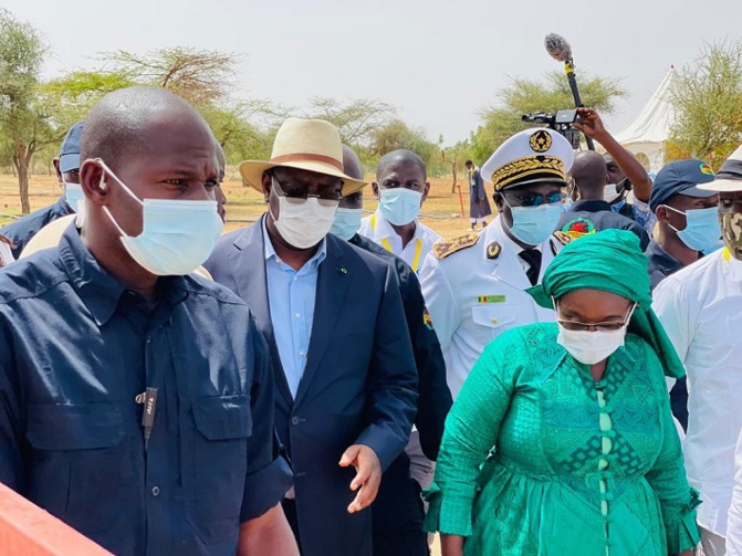 Keur Momar Sarr : le Président de la République Macky Sall visite la ferme d’impulsions Sopela.