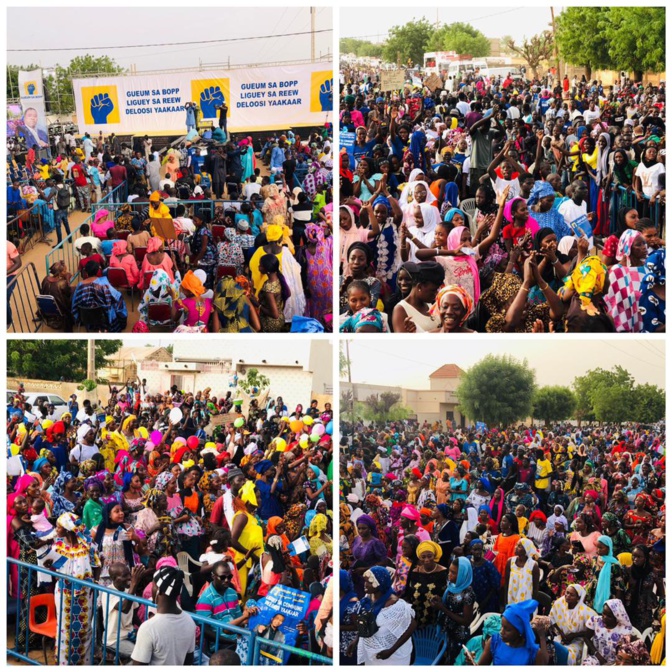 Accueil spectaculaire à Mbacké: Bougane Guèye Dani en terrain conquis, draîne des foules