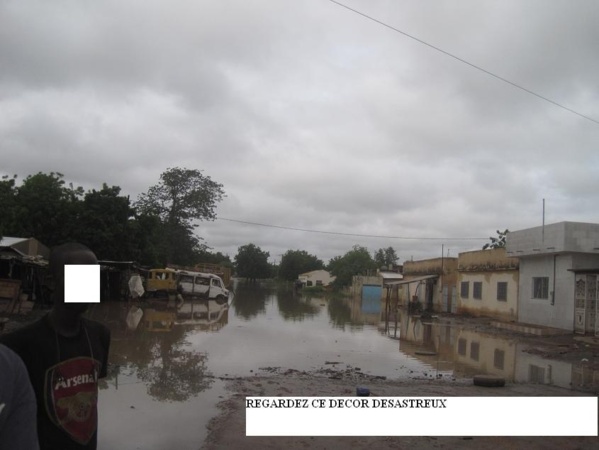 [Audi+Photos] Inondations à Kaffrine : Le maire Abdoulaye Wilane crie aux secours.