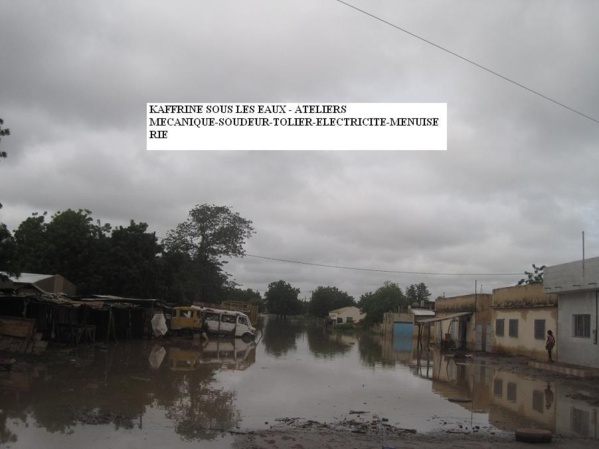 [Audi+Photos] Inondations à Kaffrine : Le maire Abdoulaye Wilane crie aux secours.
