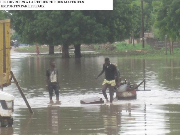 [Audi+Photos] Inondations à Kaffrine : Le maire Abdoulaye Wilane crie aux secours.