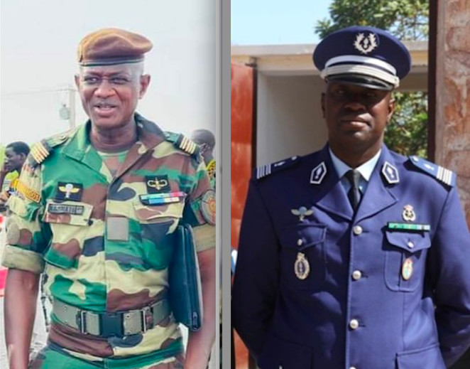 Photos/ Nomination : Daouda Diop, Gouverneur du Palais et Cl Meissa Cellé Ndiaye, Aide de camp, nommés généraux