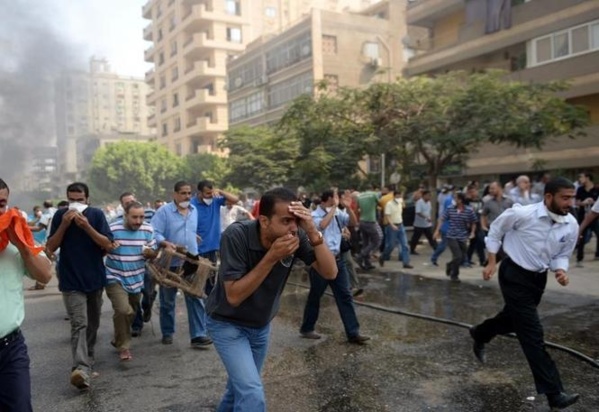 [Photos] Scènes d'horreur lors de la dispersion des manifestants pro-Morsi au Caire