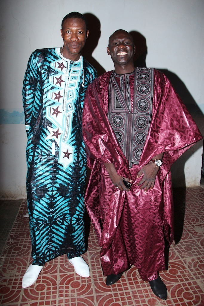 Tange Tandian et son ami Pape Diouf en mode Korité
