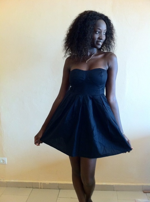 Thésou Ndiaye miss Sénégal 2013 dans une petite robe !!!