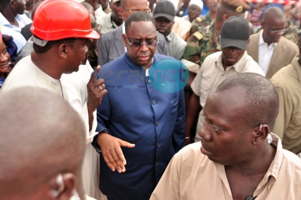 [Photos] Toutes les images de la visite du Président Macky Sall dans la banlieue