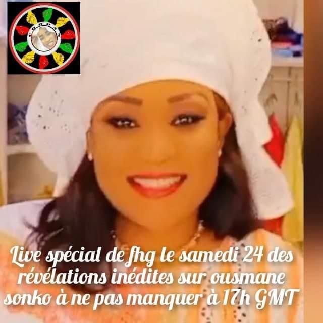 Live sur Facebook à 17h ce samedi: Françoise Héléne Gaye, les révélations inédites sur Ousmane Sonko