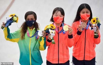 Jeux Olympiques de Tokyo: Une fillette de 13 ans remporte une médaille d’or