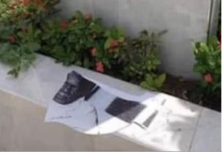 Photos / Allées Serigne Babacar Sy: La stèle portant son effigie, profanée