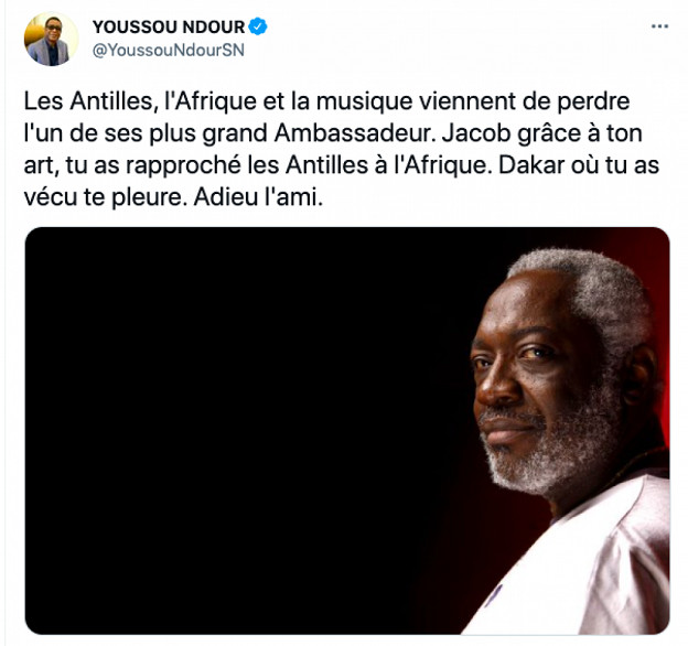Disparition du cofondateur du groupe musical "Kassav":  Une perte pour l’Afrique et la musique, témoigne Youssou Ndour