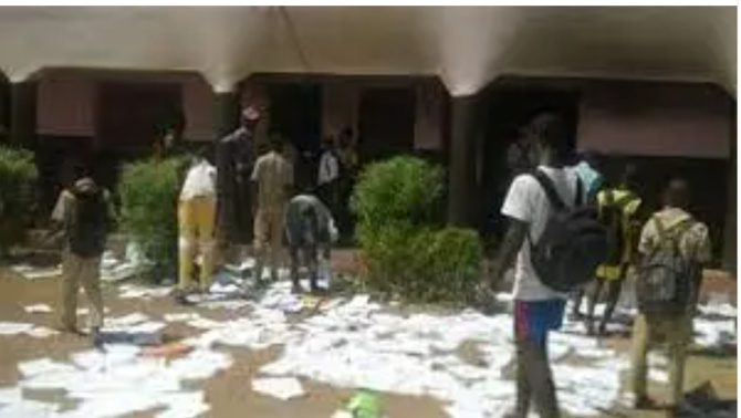 31 adolescents du village de Diamwély en fuite aprés le saccage de l’école dudit village