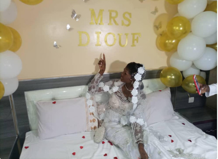 L'actrice et animatrice Diamy Guèye s'est mariée avec son patron, Médoune Diouf (PDG MPROD)