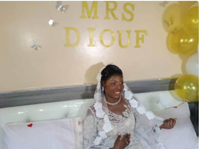 L'actrice et animatrice Diamy Guèye s'est mariée avec son patron, Médoune Diouf (PDG MPROD)