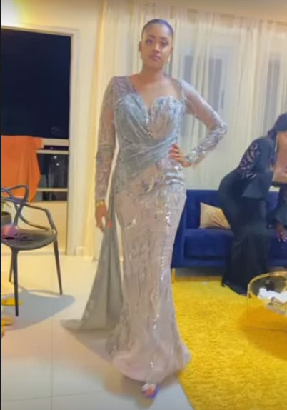 Katy Chimère Diaw dans une magnifique robe au mariage de Aida Samb (Vidéo)