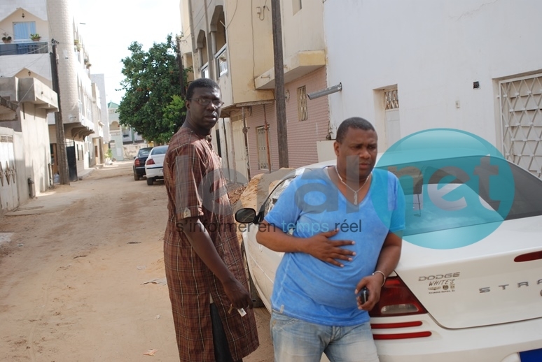 Fallou Dieng et sa belle caisse