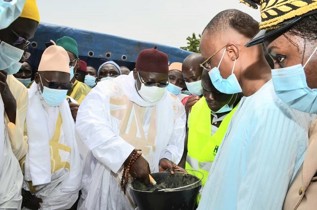 Kaffrine: Le ministre Abdoulaye Saydou Sow a procédé à la pose de la première pierre de la Grande mosquée