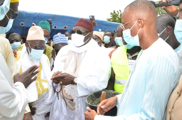 Kaffrine: Le ministre Abdoulaye Saydou Sow a procédé à la pose de la première pierre de la Grande mosquée