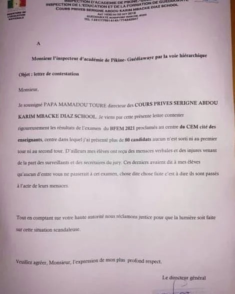 Bfem: Une école affiche 0 admis sur 90 candidats Bfem: Une école affiche 0 admis sur 90 candidats