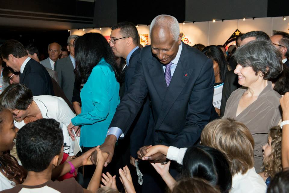 (4) Photos: Abdou Diouf à l’ouverture des jeux de la Francophonie