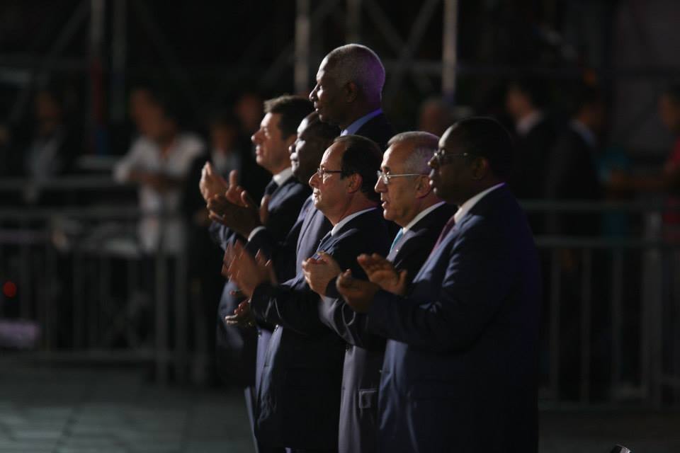 (4) Photos: Abdou Diouf à l’ouverture des jeux de la Francophonie