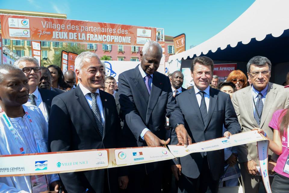 (4) Photos: Abdou Diouf à l’ouverture des jeux de la Francophonie
