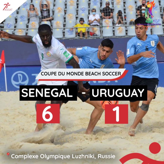 Coupe du monde Beach Soccer: Le Sénégal étrille l'Uruguay par 6 à 1