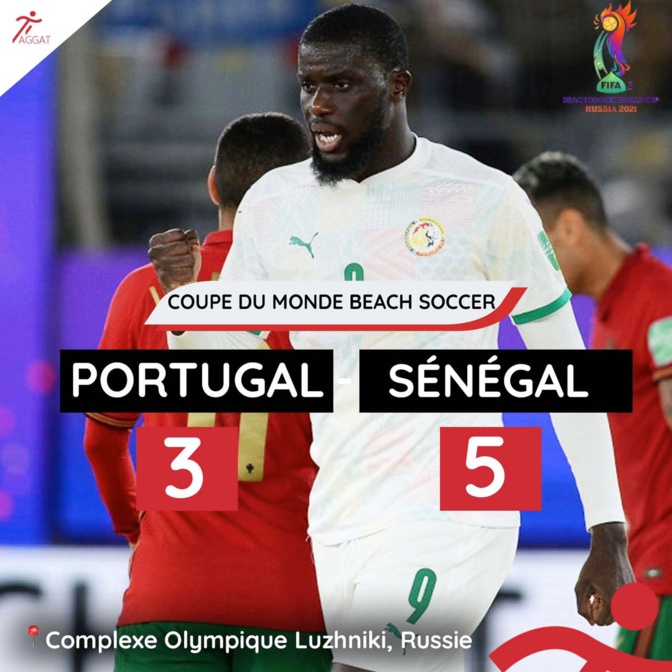 Coupe du monde Beach Soccer: Le Sénégal endeuillé, étrille le Portugal et se qualifie en quarts