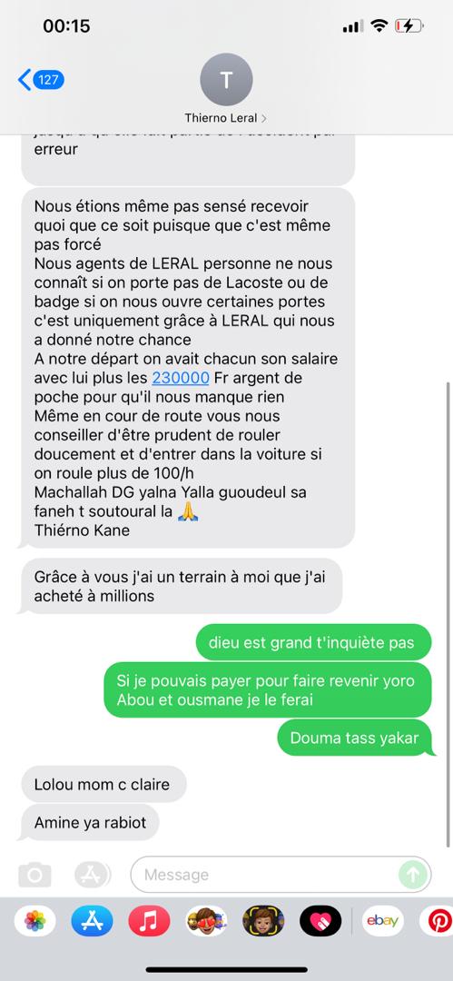 Victime dans l’accident du véhicule de Leral: Aminata Sow calomnie et arnaque des autorités Victime dans l’accident du véhicule de Leral: Aminata Sow calomnie et arnaque des autorités