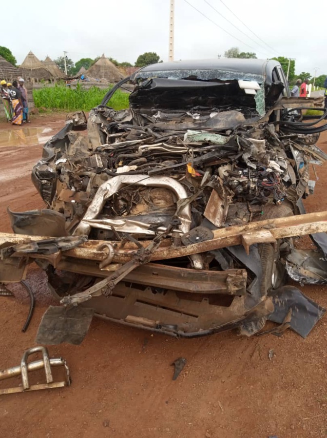 Tamba: Collision avec un "malien": Moustapha Guirassy s'en sort avec des égratignures, son chauffeur au bloc